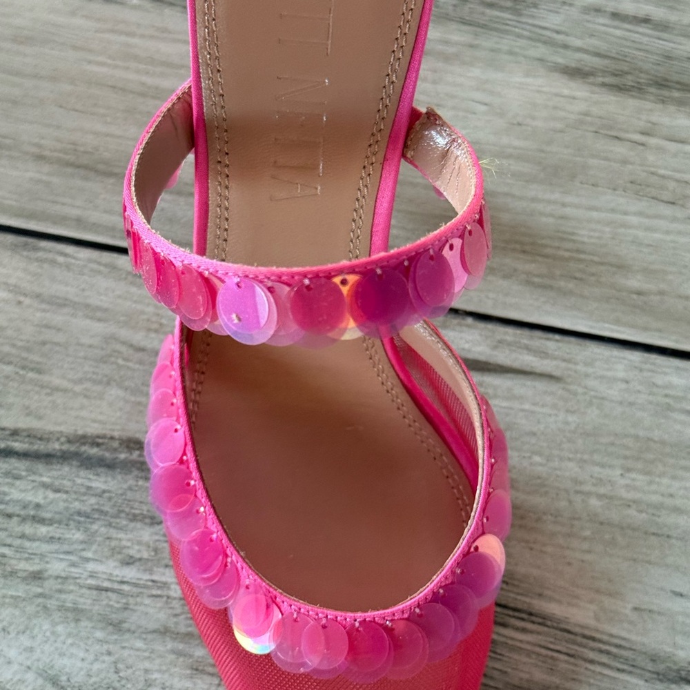 Britt Netta Elegant Pink Stiletto Heels with dust bag🫶🏽 - Picture 3 of 6